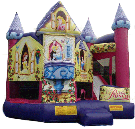 Disney Princess Castle Inflatable Bounce House